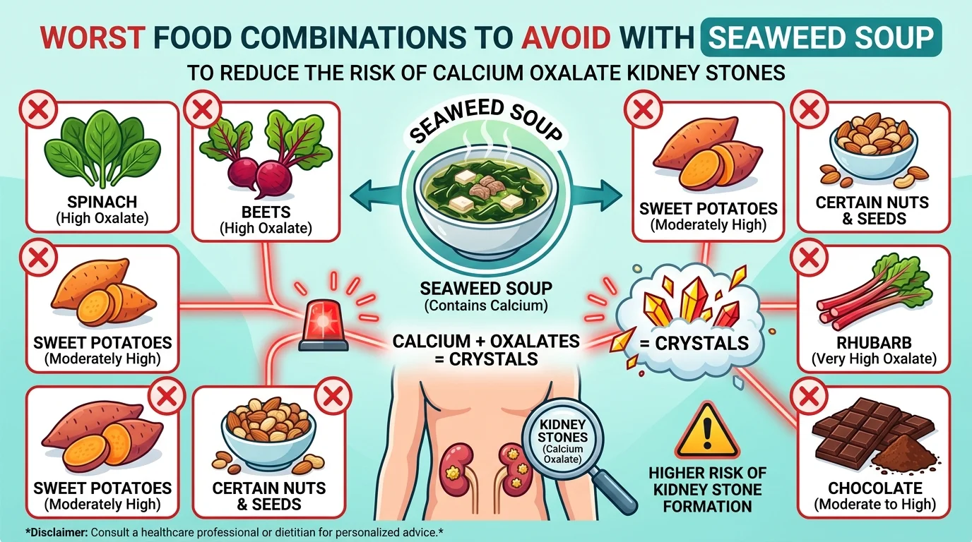 미역국과 함께 먹지 마세요. "신장 결석 부르는 최악의 조합"입니다