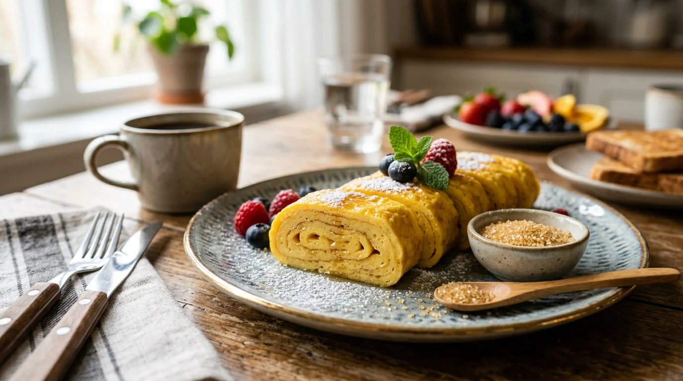 설탕 넣은 계란말이