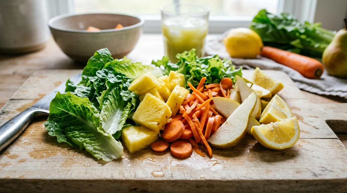 프레시한 과일과 채소 피하기