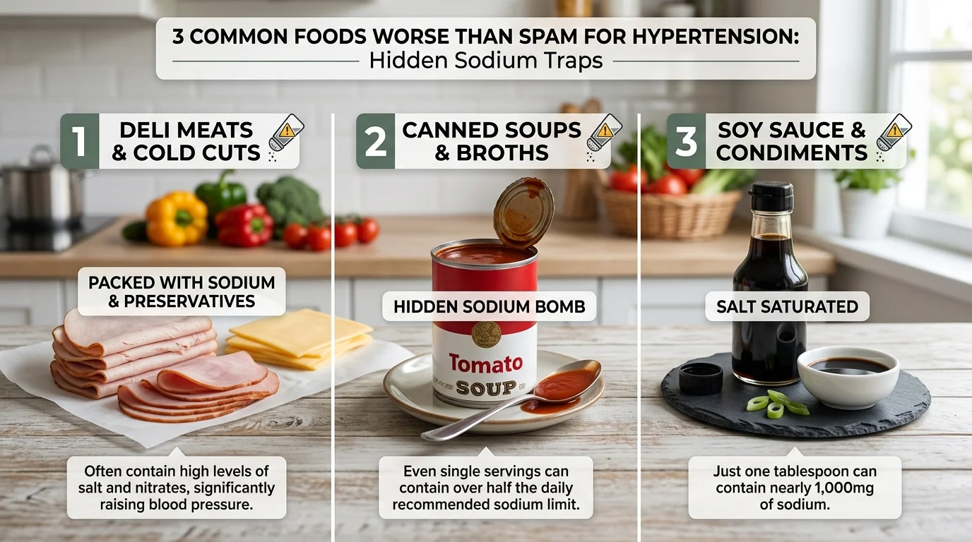 스팸보다 최악.. 고혈압 환자가 절대 먹으면 안되는 음식 3가지는 마트에서 단돈 100원도 아니고