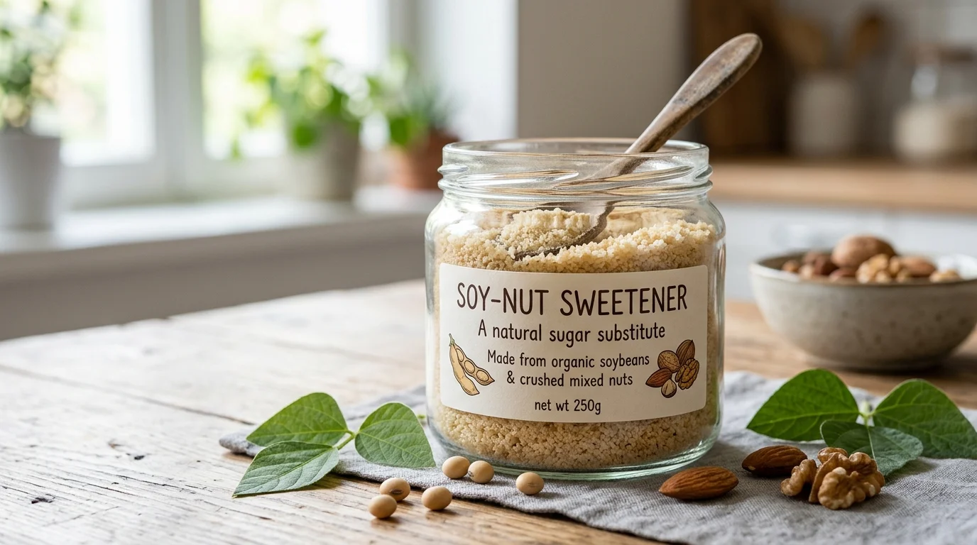 건강한 당류 대체물: 대두와 견과류