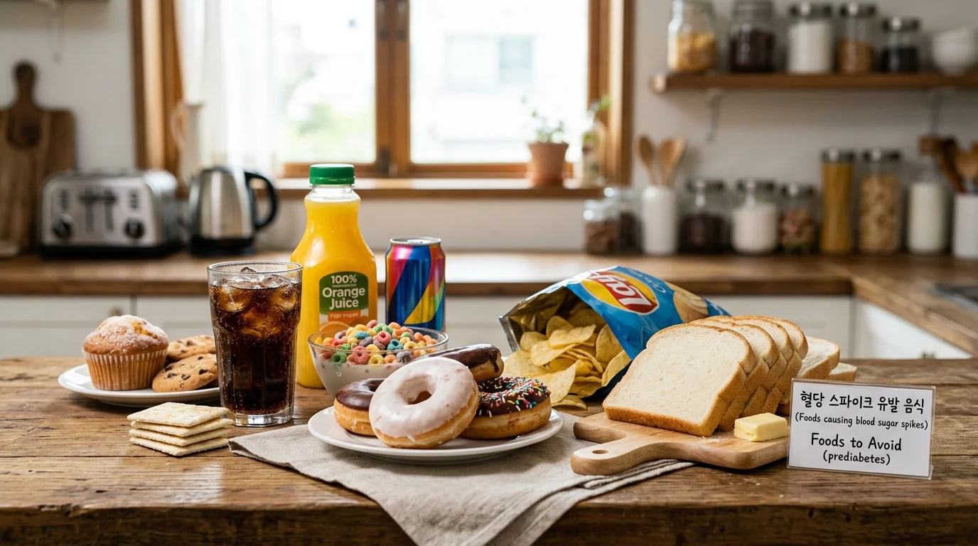 당뇨 전단계라면 "이것" 절대 먹지 마세요. 혈당 스파이크 지름길입니다