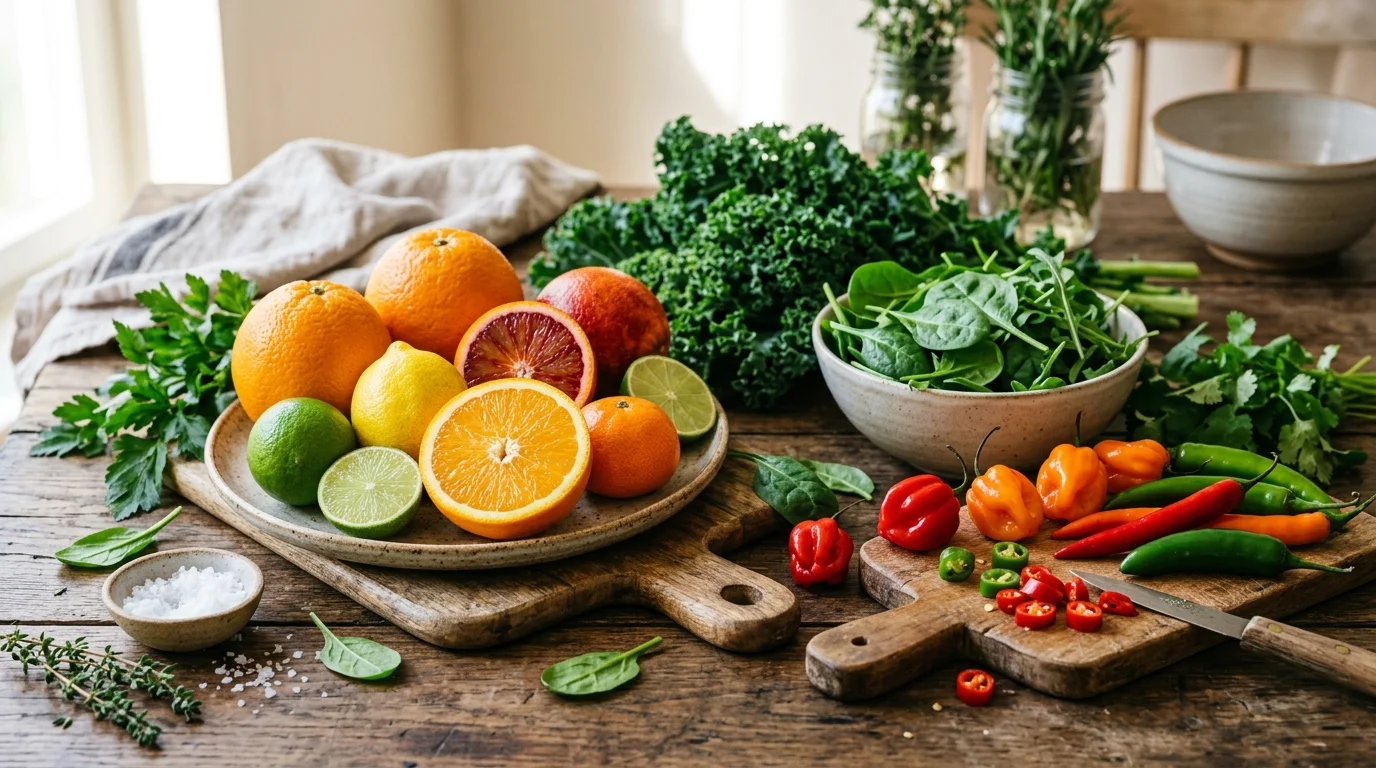 비타민 C가 풍부한 과일들