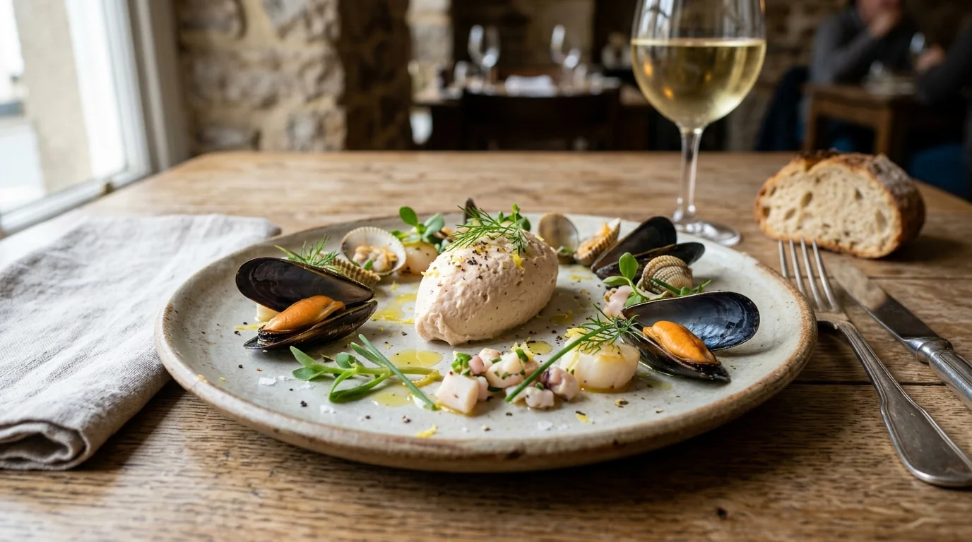 건강한 칼슘 공급원: 오징어 무스와 어패류