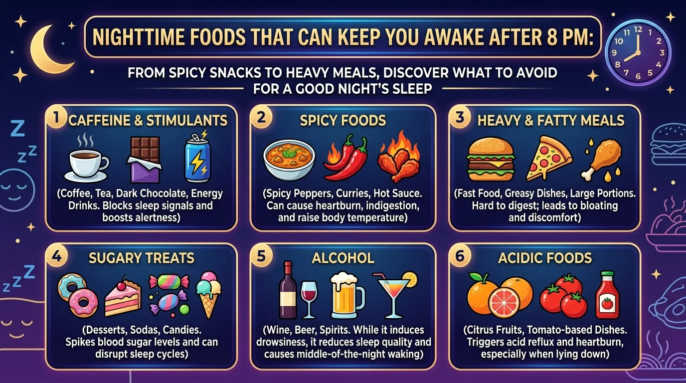 심장 두근거리는 건 절대 먹지마세요.." 밤 8시 이후 절대 먹지 마세요