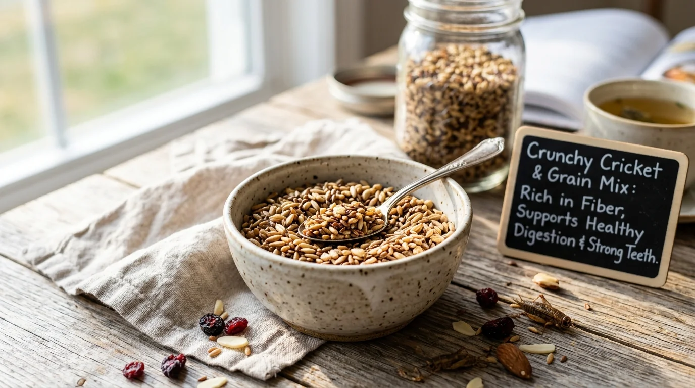 건강한 씹는 곡물