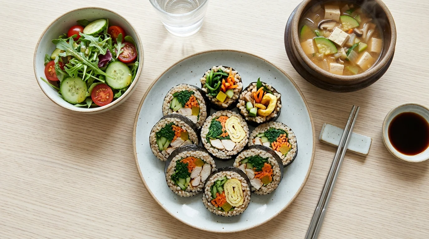 당신의 김밥 습관이 혈당에 미치는 영향