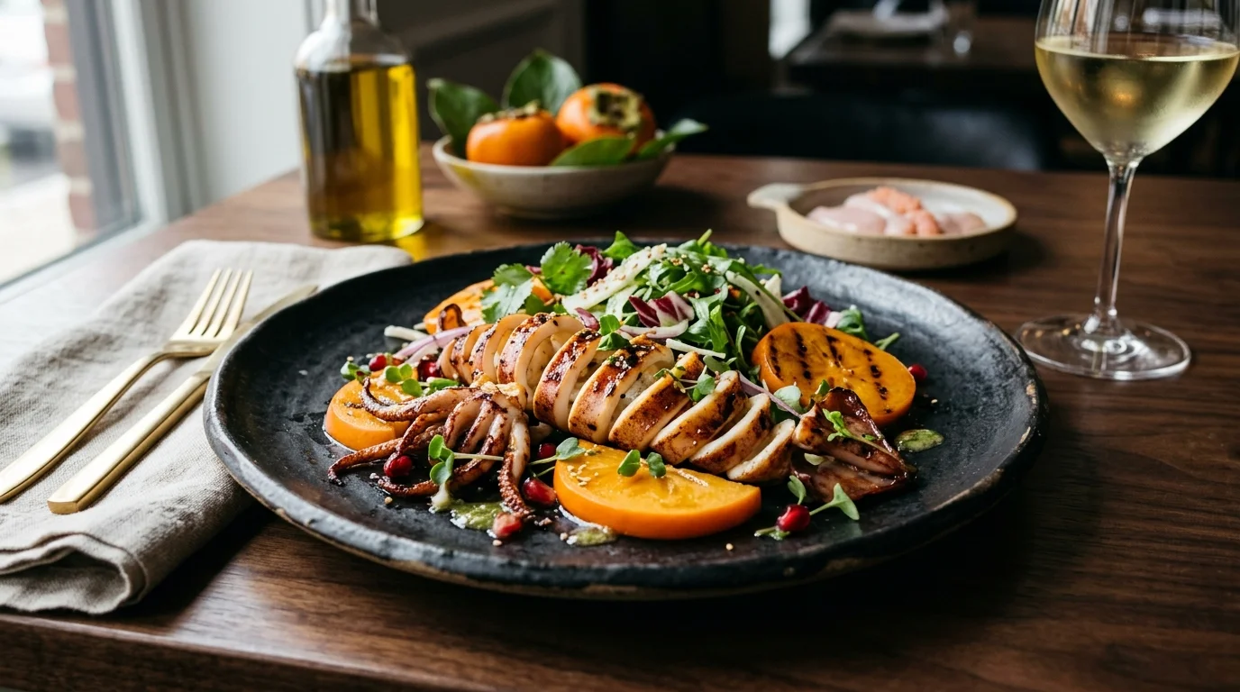 단감과 비행오징어