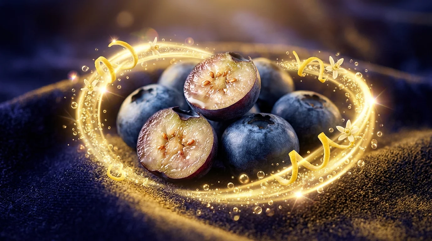 블루베리와 오메가-3 오일