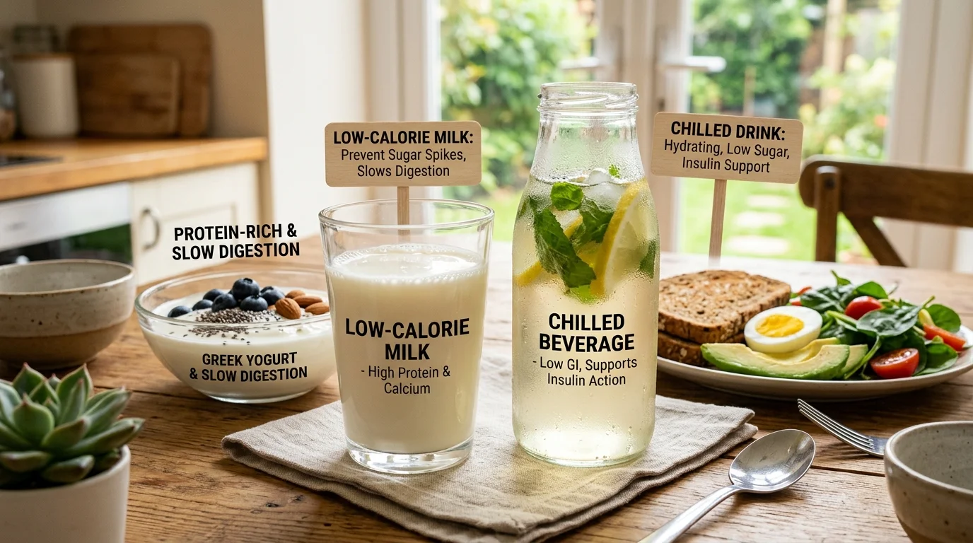 우유와 저수온 음료: 혈당 수치를 안정적으로 유지하는 선택