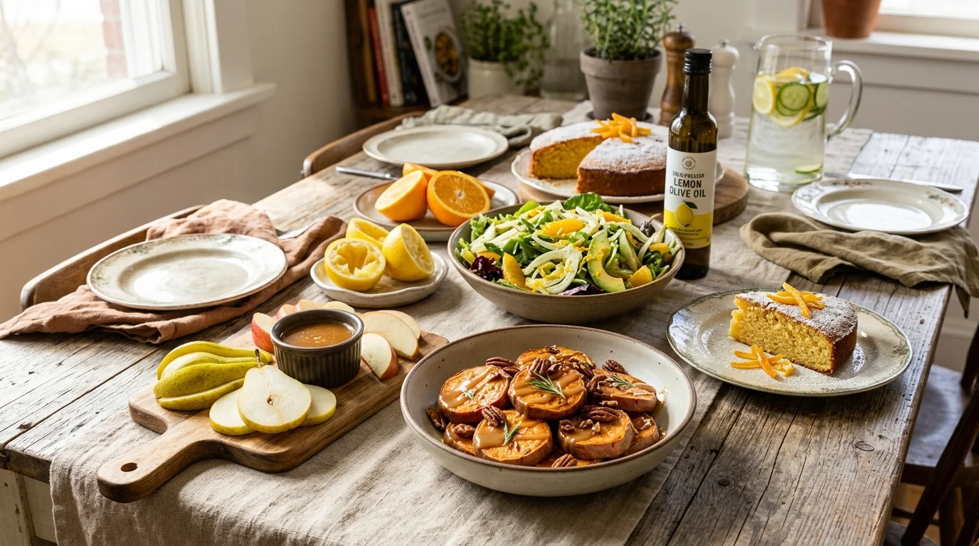 프리미엄 올리브 오일과 천연 유황