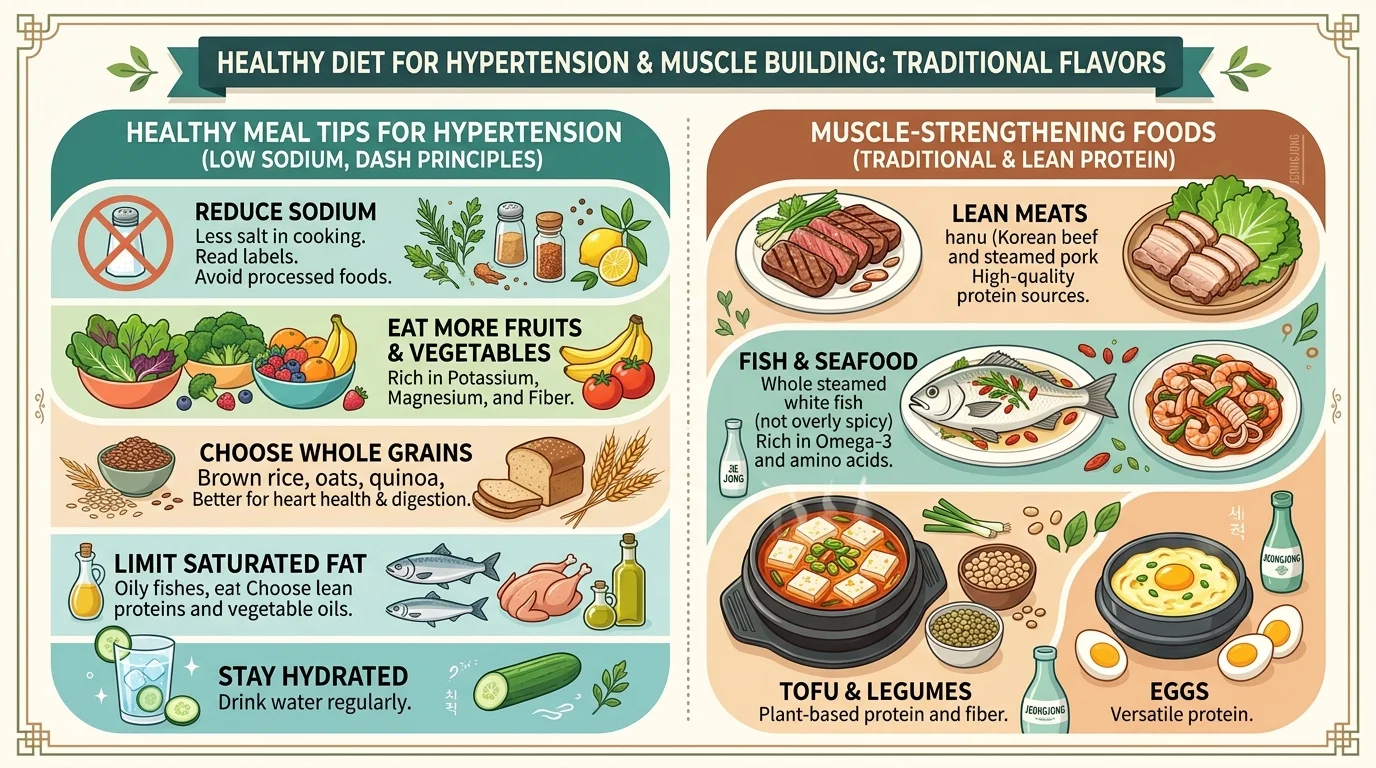 정종근육음식과 함께하는 건강한 식사 팁