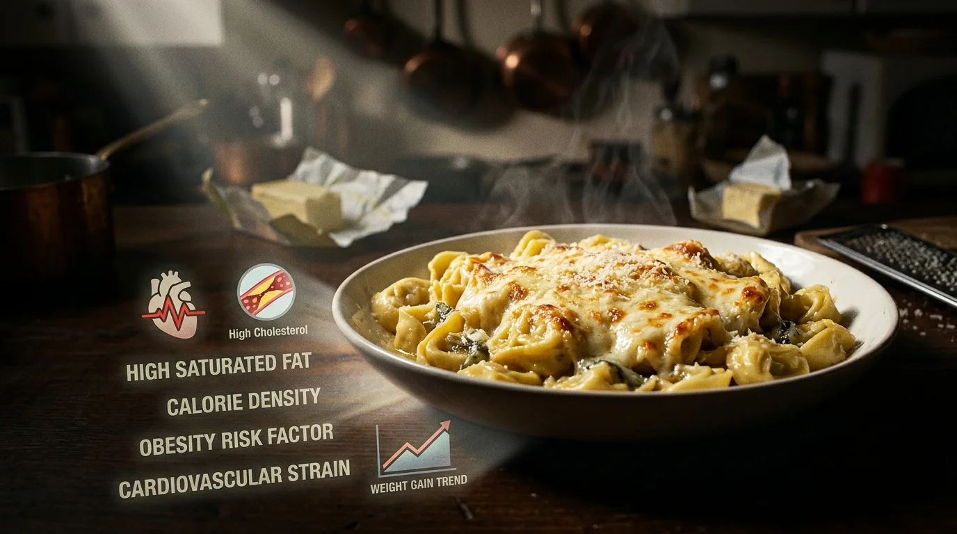 비만을 유발하는 고지방 음식