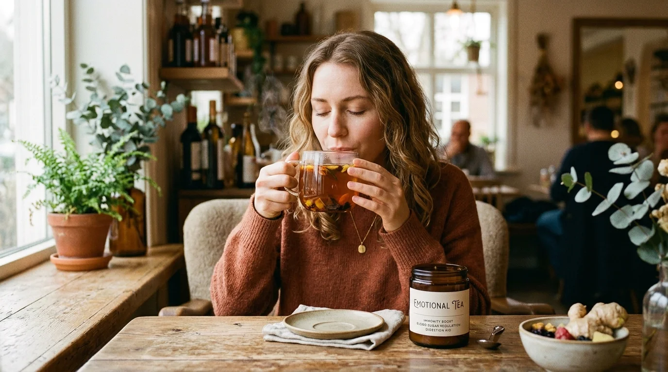 감성과 건강을 동시에 챙기는 감성차