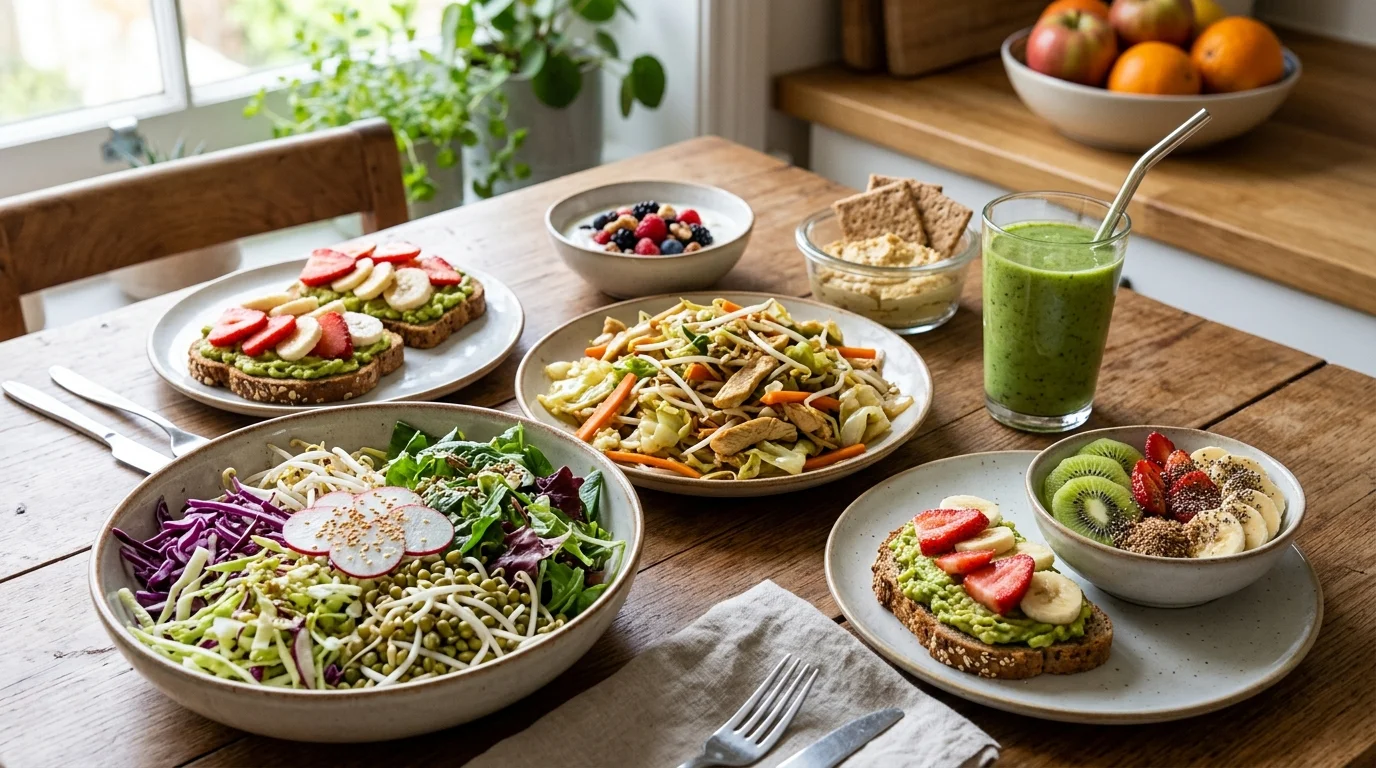 건강한 야채와 과일