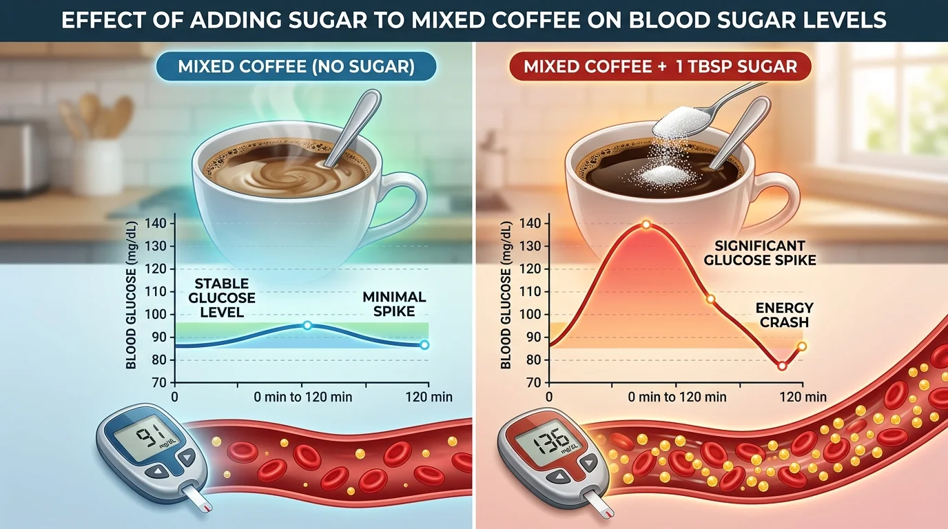 Mixer 커피의 혈당 상승 효과